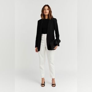 DISSH | Mari Mom Zip Cream Denim Jean